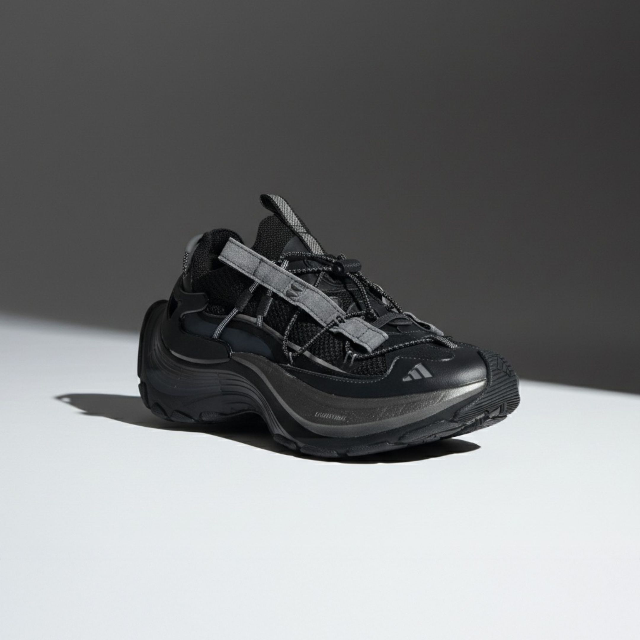 NICEDAY 代購 Adidas FOS XLG Speed Hike 黑 黑灰 全黑 雙鞋帶 機甲 KK1917