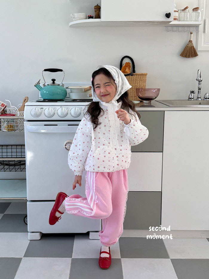 正韓春second moment  夢幻碎花外套