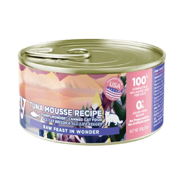 Furry Wonder 貓罐頭．吞拿魚慕絲85g