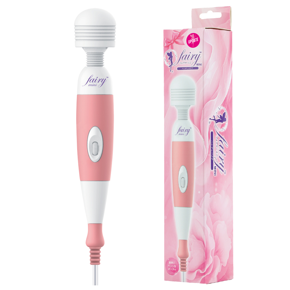 Fairy - Fairy Mini 插電式帶線AV按摩棒 粉紅色