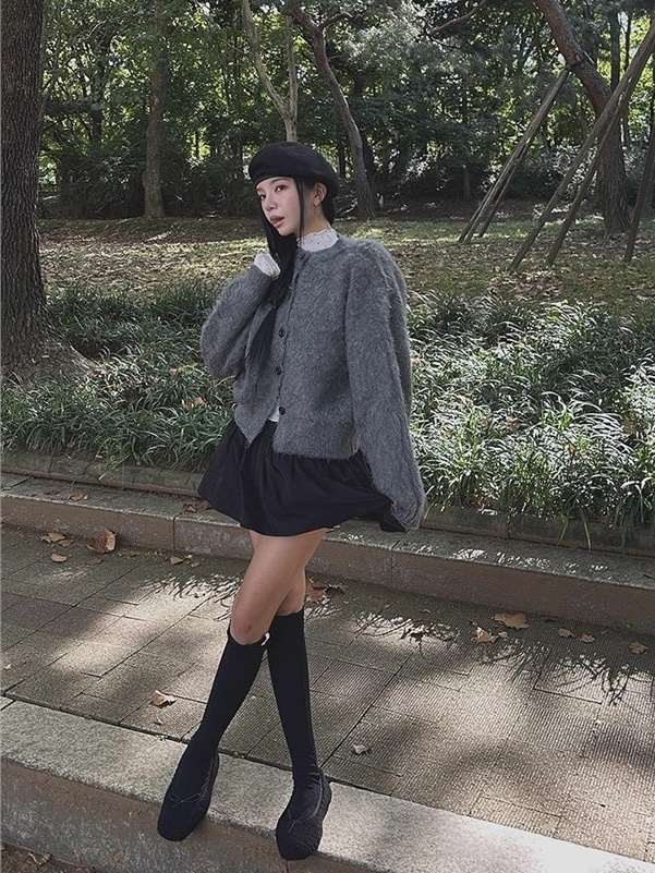 溫柔本命色系毛毛外套