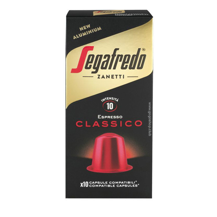 Segafredo Classico 意式咖啡膠囊 (10 粒裝) - 兼容 Nespresso
