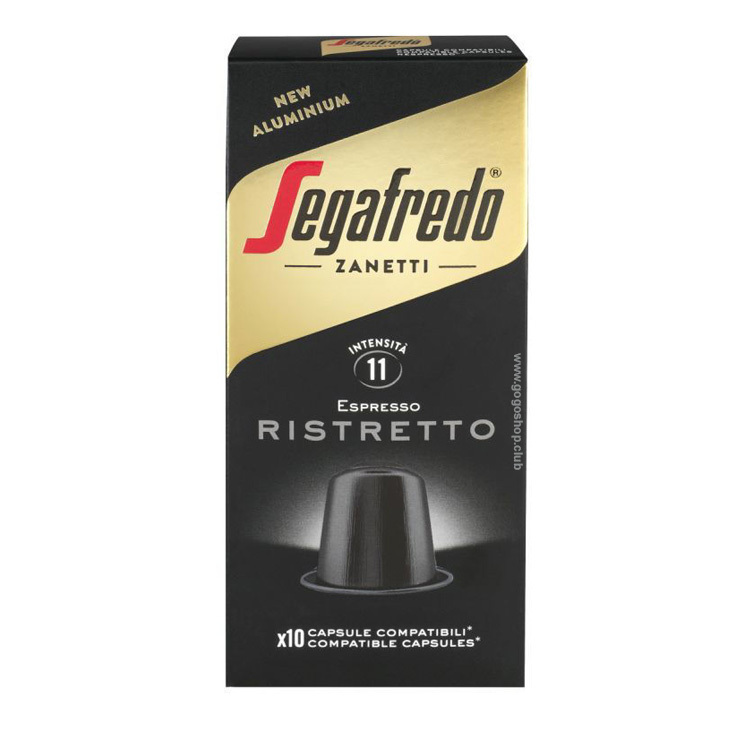 Segafredo Ristretto 意式咖啡膠囊 (10 粒裝) - 兼容 Nespresso