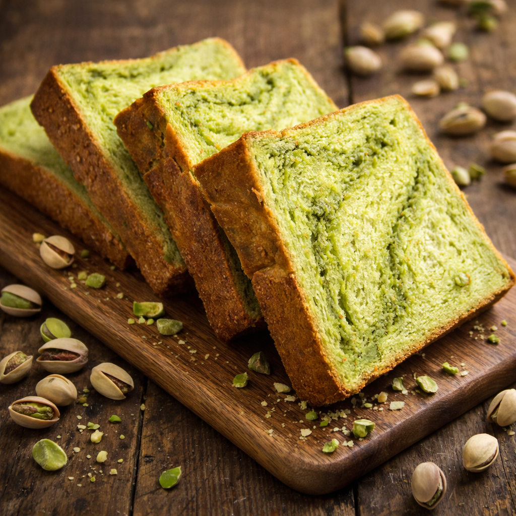 鮮奶開心果奶酥吐司【2/15週日出爐】