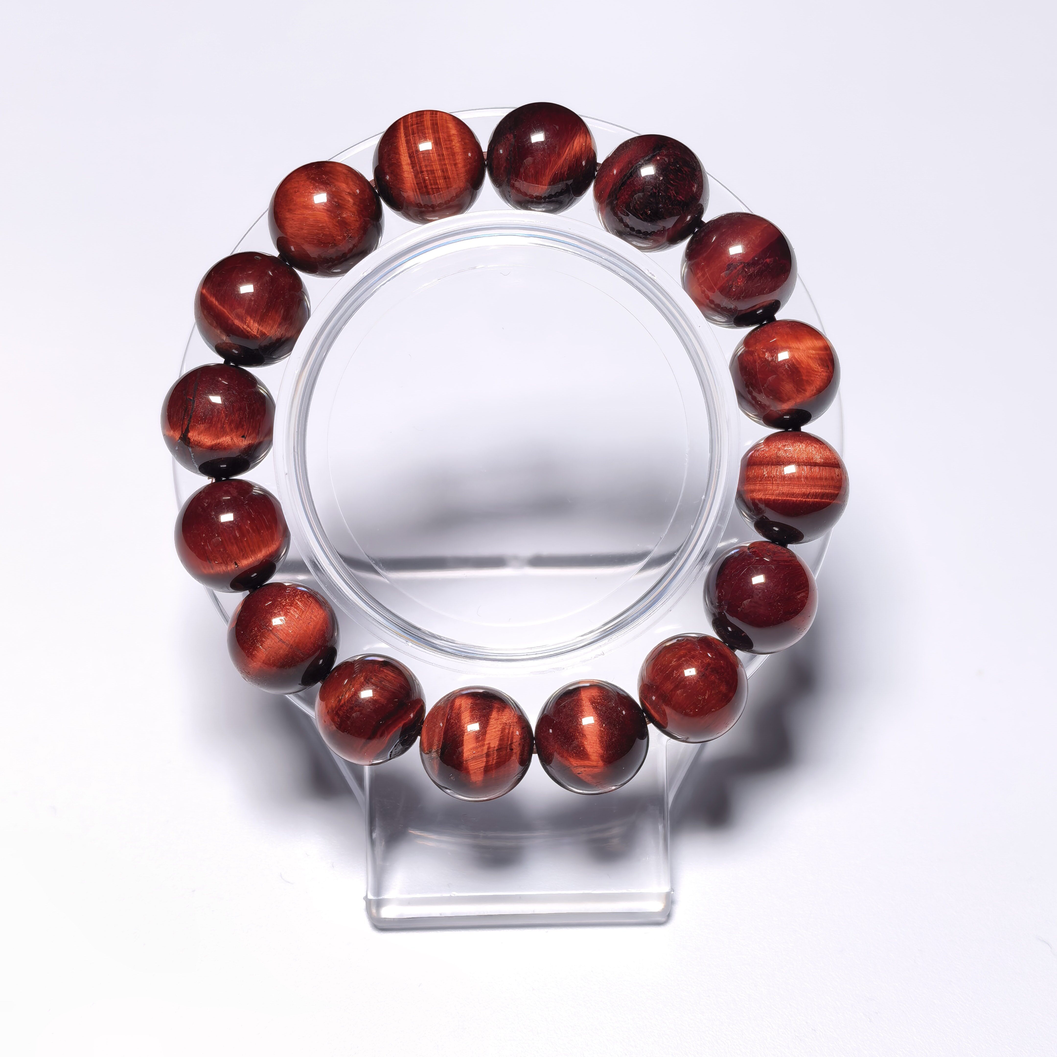 紅虎眼石手串12m+