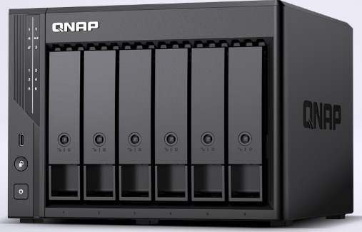 QNAP 6-bay 2.5GbE NAS 網絡儲存裝置 Qu605-N150-16G