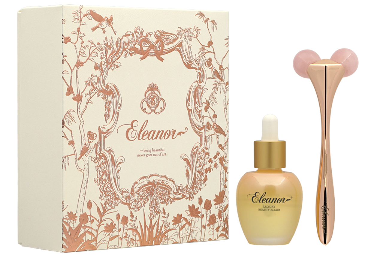 PP2026-E202-Eleanor 玫瑰玉石活肌油套裝 2件套 送 芳療花萃保濕面膜5片 BBD:10/31/2026（清倉貨品不退不換以不影響實際使用為準，現貨可新蒲崗倉庫即取）