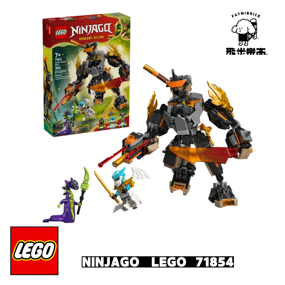 樂高 71854 阿剛的任務機械人和龍形冰忍 ｜ Ninjago 系列 ｜ 飛米樂高專賣店