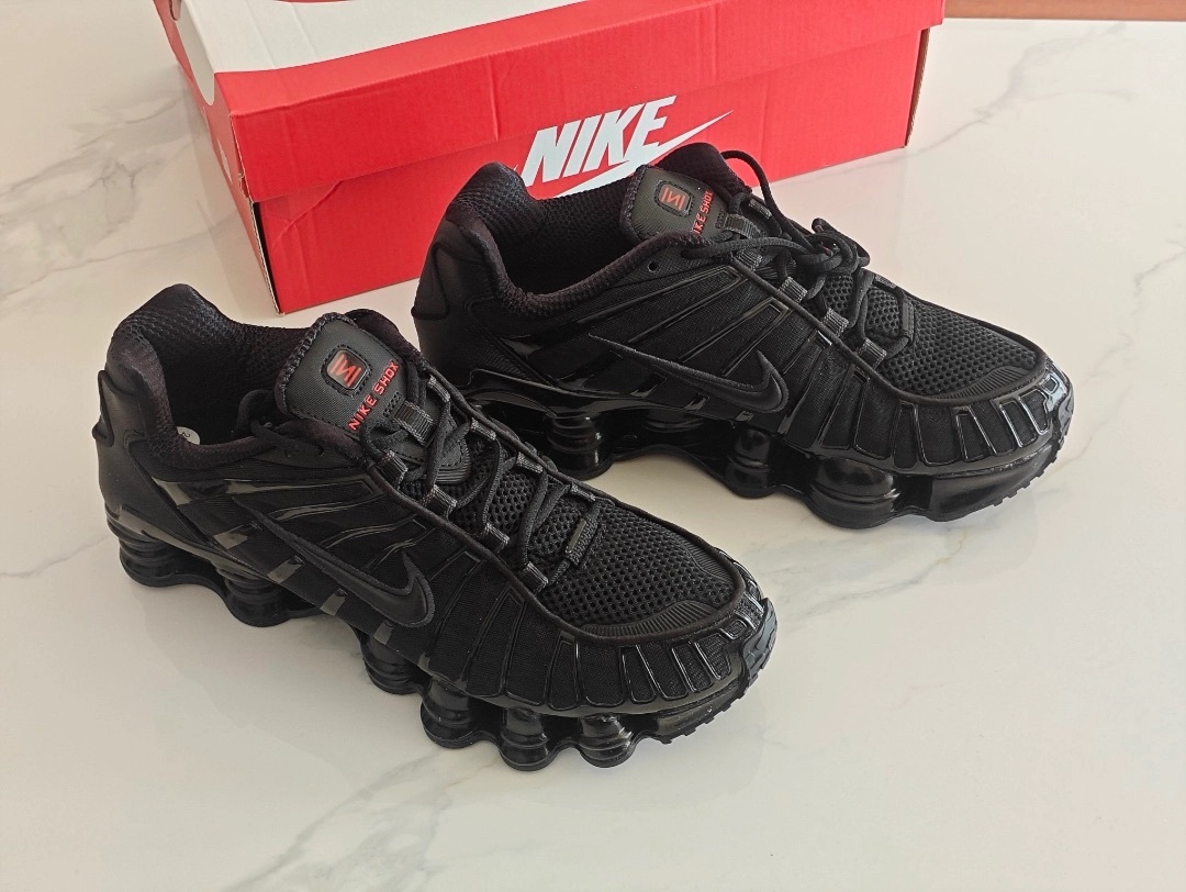 代購-NIKE SHOX TL BALCK 黑魂 氣墊 彈簧鞋 復古 運動鞋 女鞋 AR3566-002