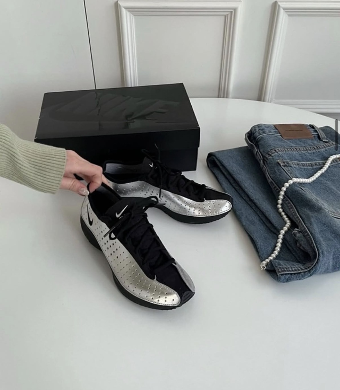 <超輕的鞋😍>Nike Air Superfly  復古銀黑