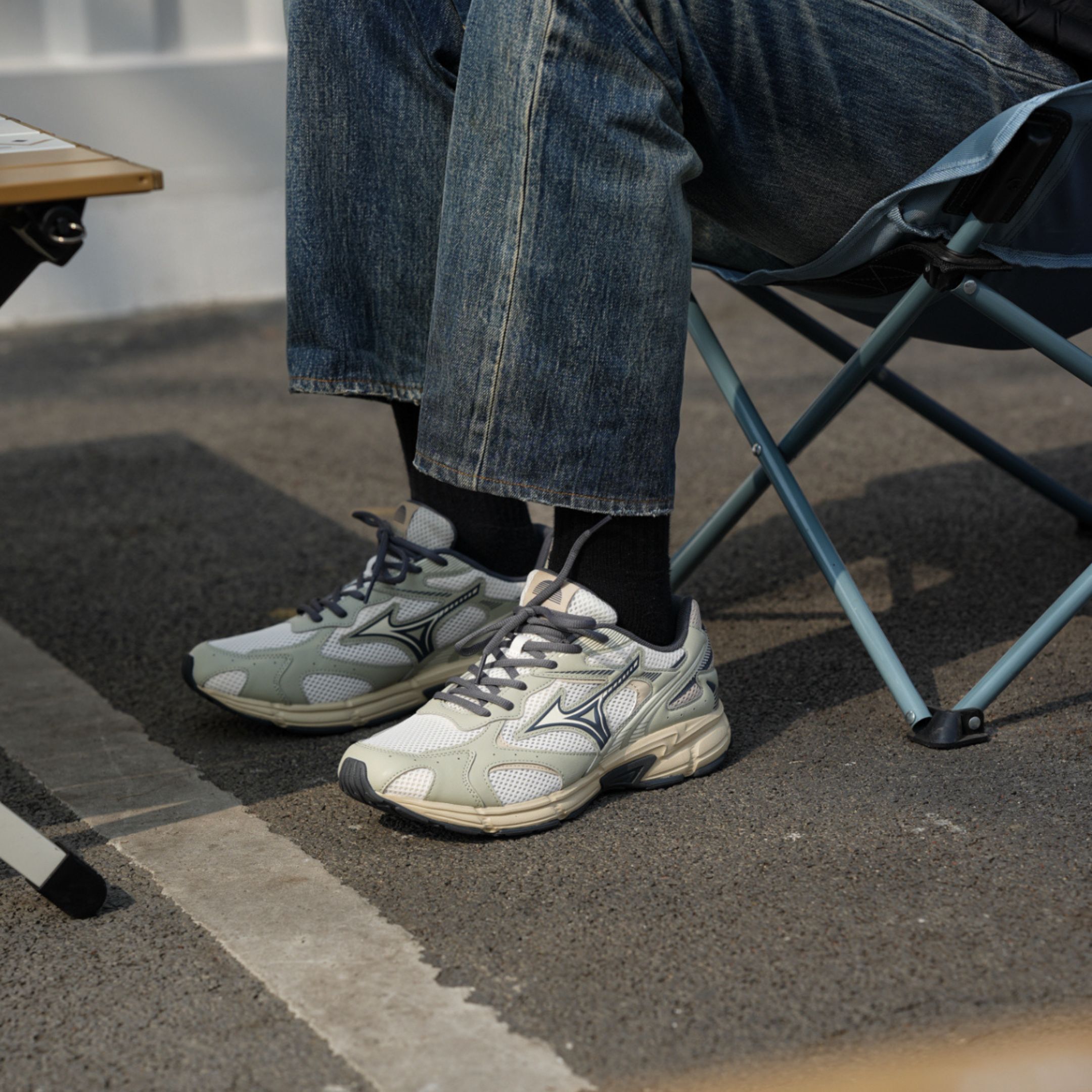 NICEDAY 代購 Mizuno Speed 2K 米灰 米白 灰 美津濃 做舊 復古 慢跑鞋 D1GH222916