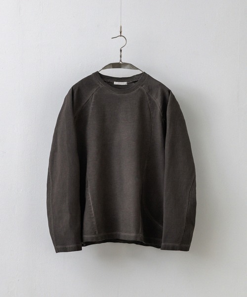 WYM LIDNM CURVED SEEM COLD DYED L/S TEE 弧形縫線冷染長袖 日系選品