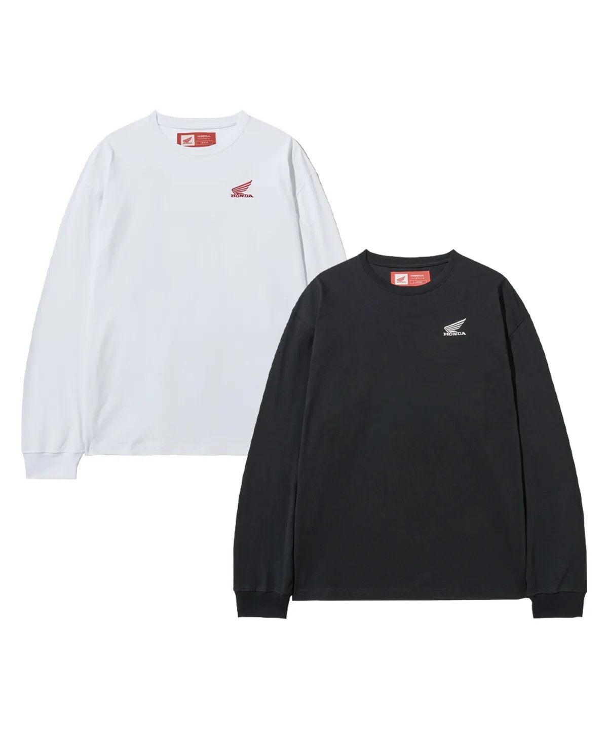 【預購】HONDA Original Wing Logo Long Sleeve 2Pack 刺繡 LOGO 兩件組長袖T HGS9LS334S
