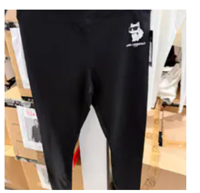 [S] KARL LAGERFELD BLACK CHOUPETTE LEGGING, L5TF7D83-BLK (SKL1504)