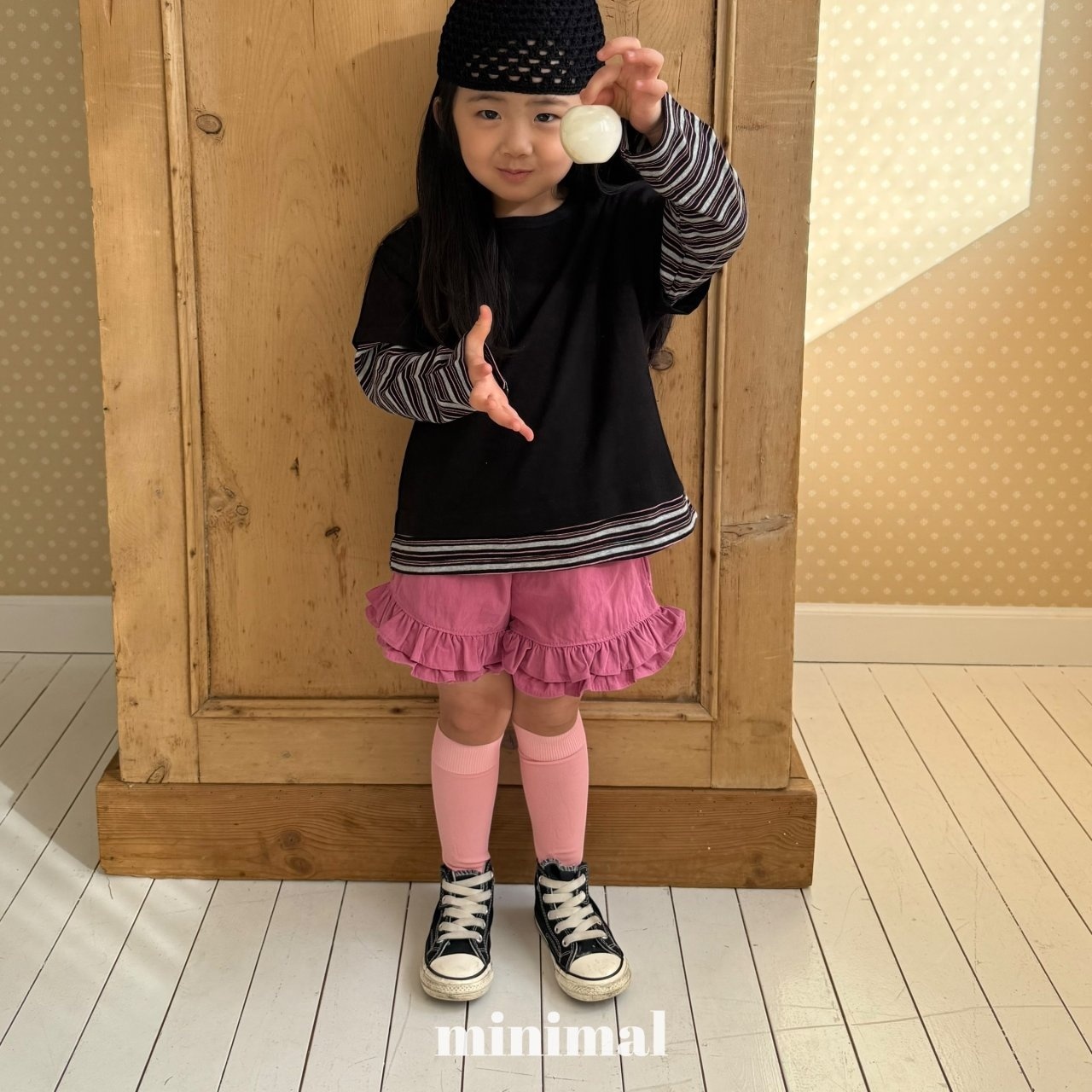 90-140 MNM 俏皮荷葉短褲 3色