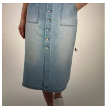 [S] WRANGLER LIGHT BLUE BUTTON UP WITH POCKET SKIRT, 1849669-LIGHT BLUE (SZZ977)