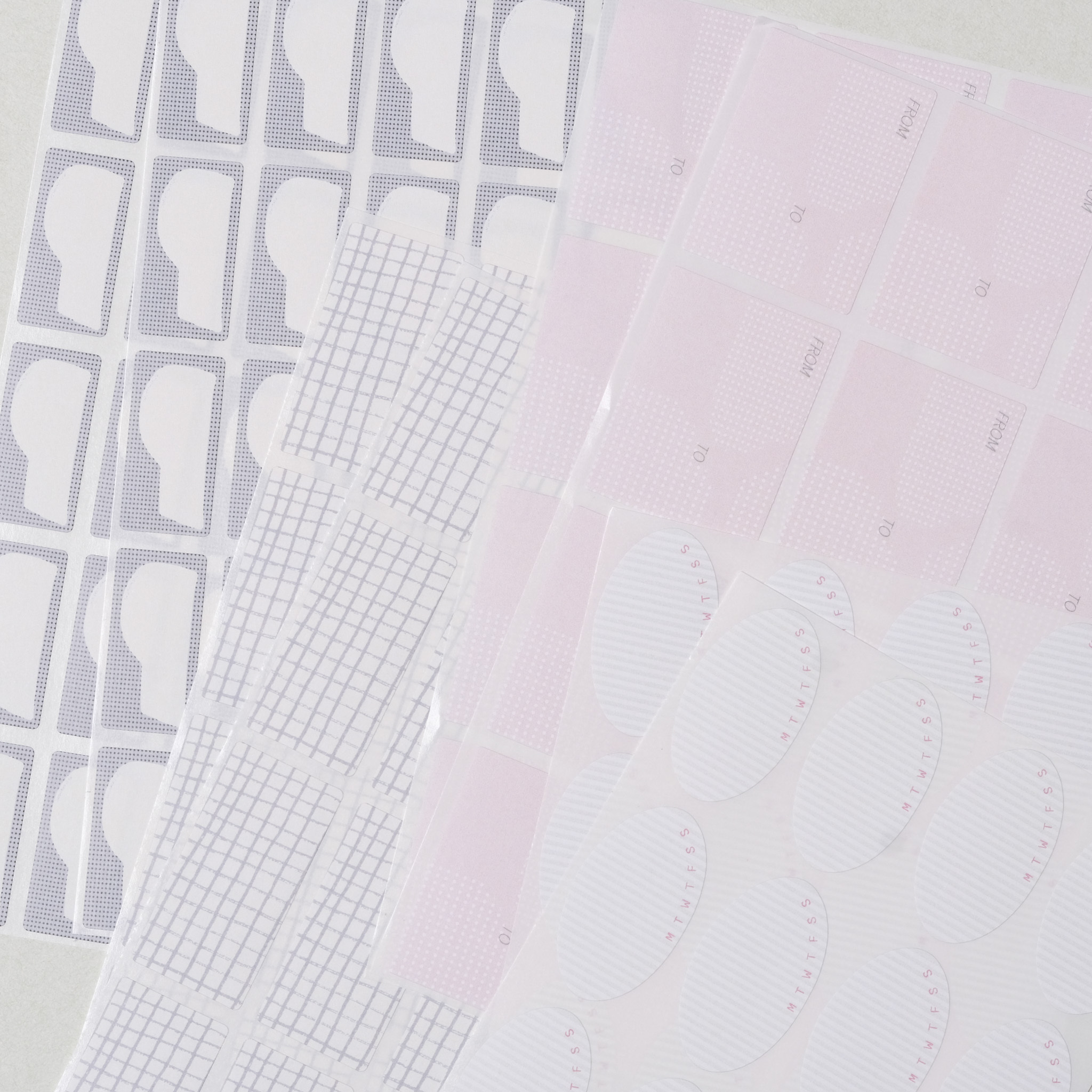 貼紙綜合包｜造型風格 模造貼 02｜Soft Structure 柔性構造｜一分之一工作室/臺灣