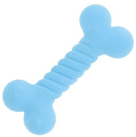 Petio 潔齒狗狗玩具骨頭．藍色