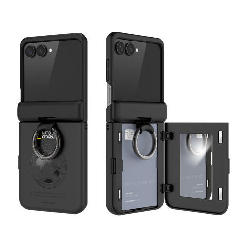 National Geographic - Magnetic Card Door Bumper - Samsung Flip 7 Case 指環插卡貼身手機硬殼