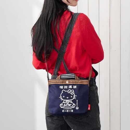 26062-KT Sanrio Hello Kitty × ROOTOTE 開運前掛風格兩用斜孭袋 #JP-SP26