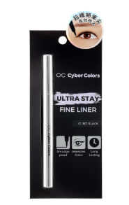 PP2026-E206-CYB - CYBER COLORSU. STAY FINE LINER, 01 JET BLACK, 0.5G魅惑持久眼線筆01濃黑 BBD:10/31/2026（清倉貨品不退不換以不影響實際使用為準，現貨可新蒲崗倉庫即取）