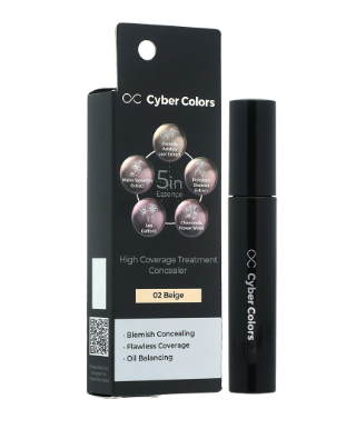 PP2026-E207-CYB - CYBER COLORS水潤草本護理遮瑕霜 02自然色 BBD:5/31/2026（清倉貨品不退不換以不影響實際使用為準，現貨可新蒲崗倉庫即取）