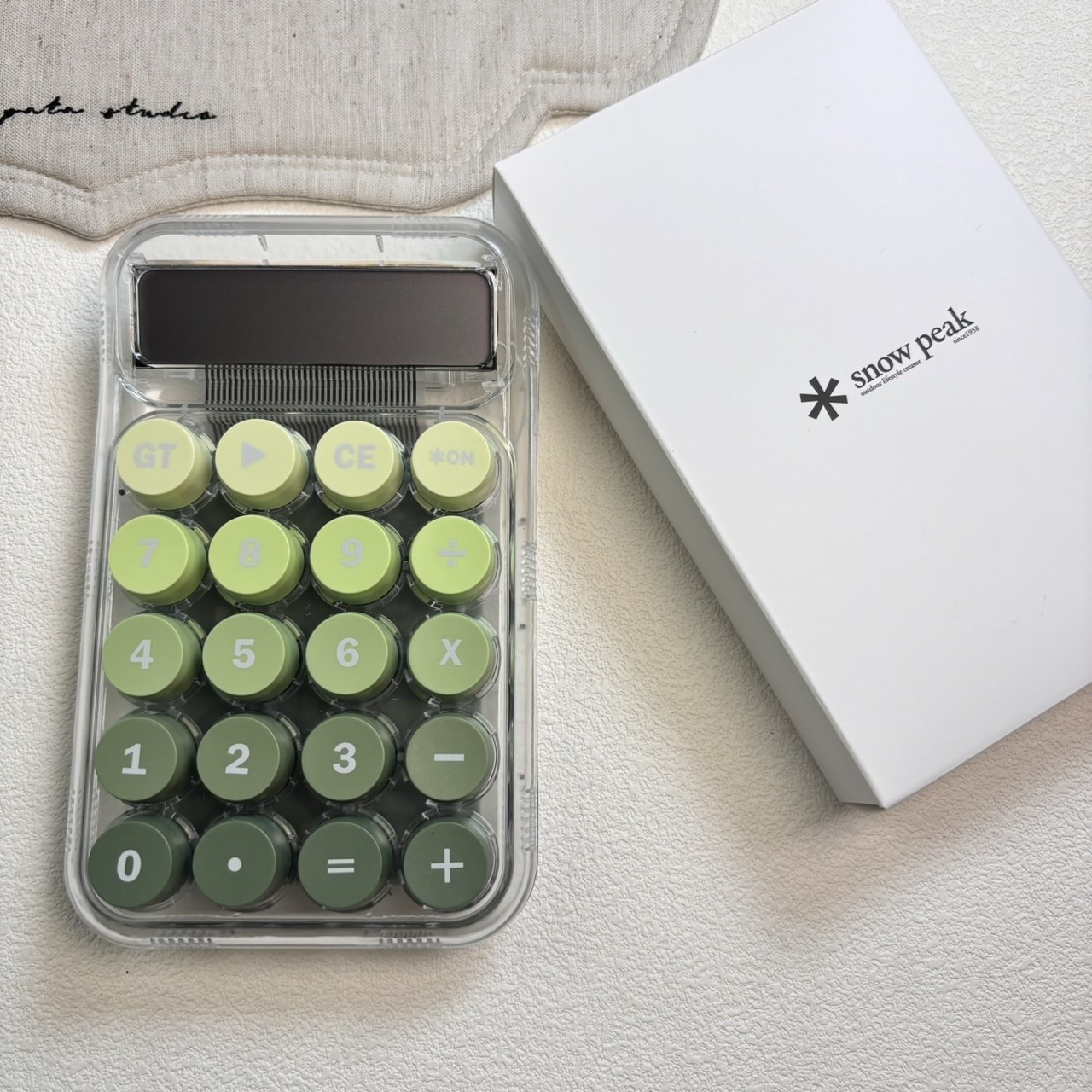 Snow peak 綠色 計算機