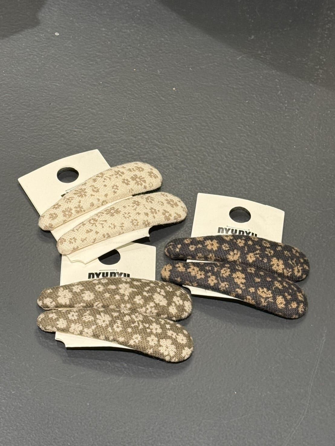 NU5501 小碎花布包髮夾 *特價* (充值購物金不適用)