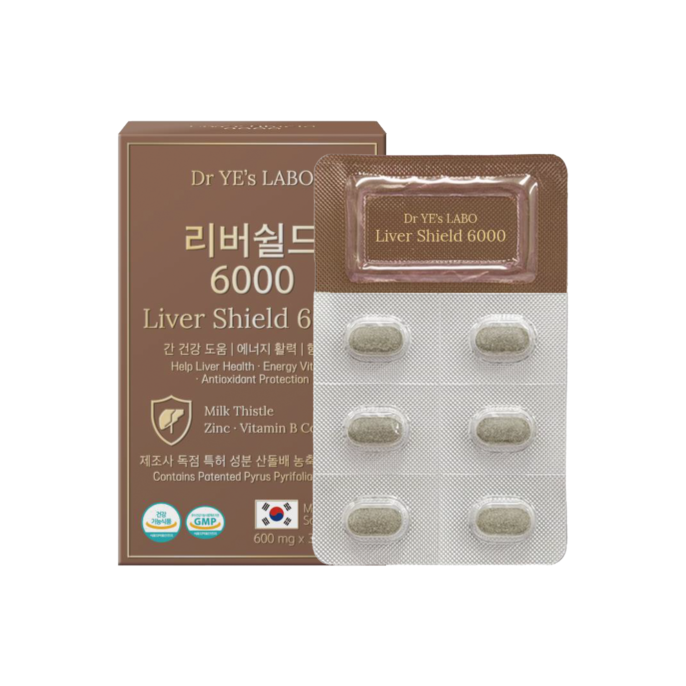 DR. YE's LABO 護肝盾 6000 (Liver Shield 6000) (600mg x30粒)