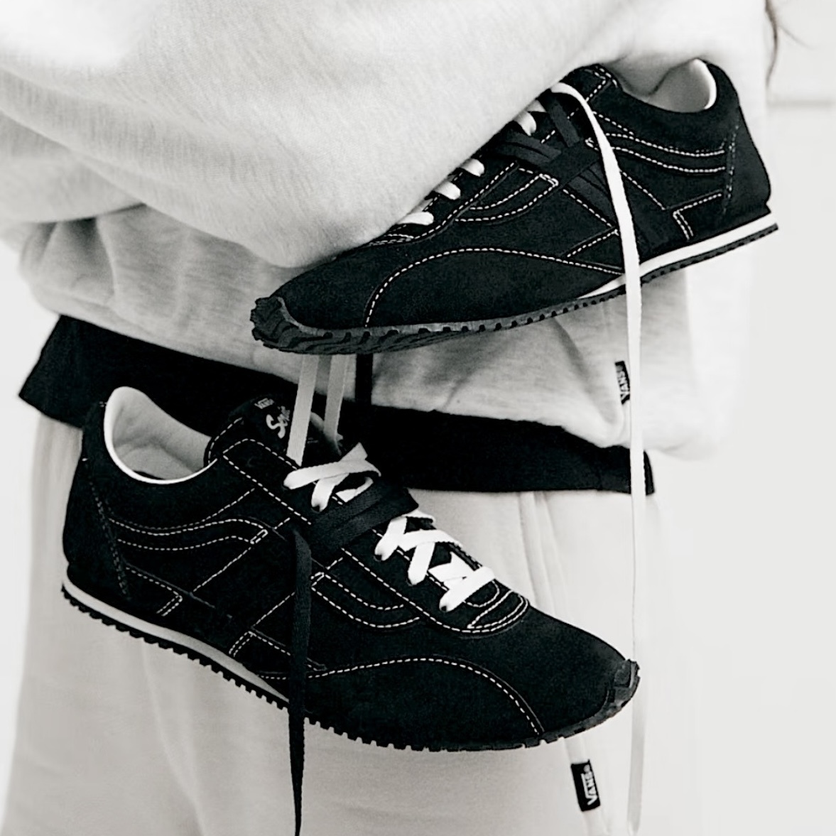 VANS PREMIUM SUPER LOWPRO TRAINER 薄底鞋 德訓鞋 黑白 外縫線 解構 雙鞋帶 男女鞋 VN000Z9RCJK1 / 調貨