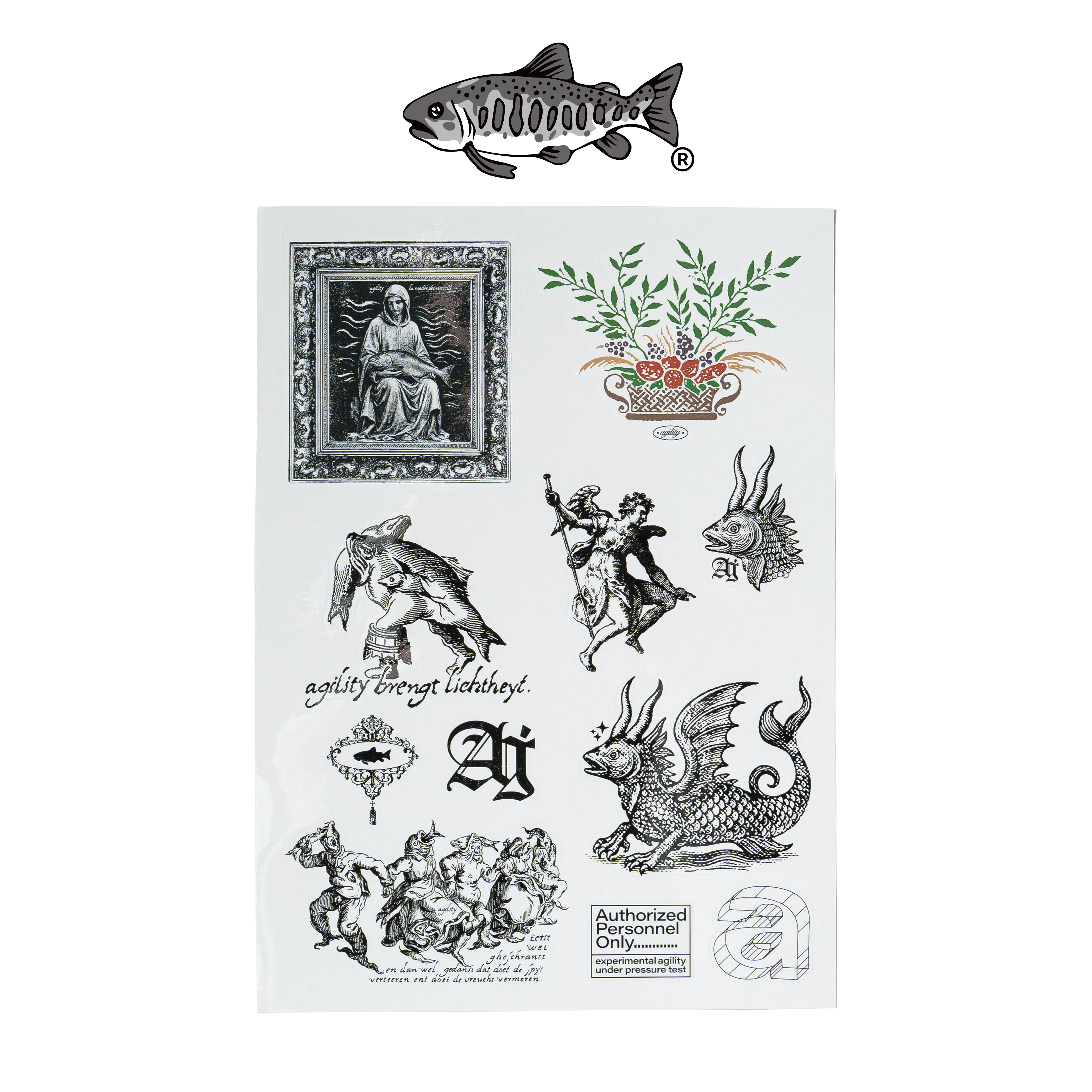 AGILITY HOUSE - The Agility Gallery of Art Sticker 神話圖鑑 貼紙
