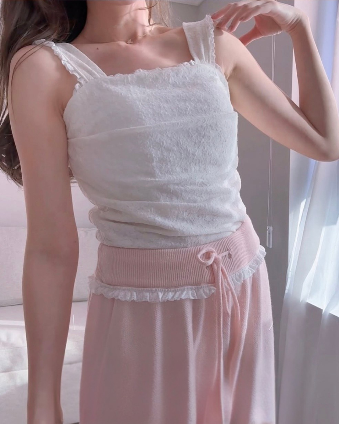 *BJ2 MADE SERIES* THE DAISY RUFFLE VEST （帶胸墊款外穿背心～）260131