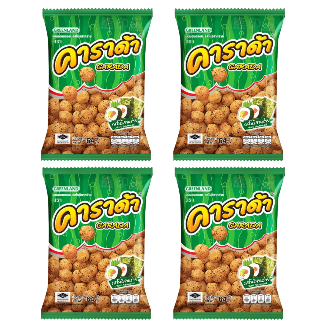 Greenland - 泰國咔啦噠海苔味米果球 64G X4