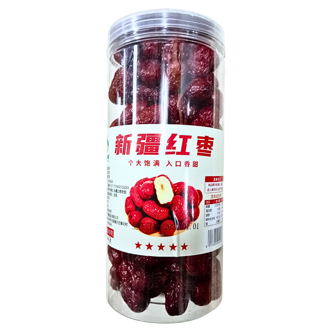 新彊即食紅棗 500G