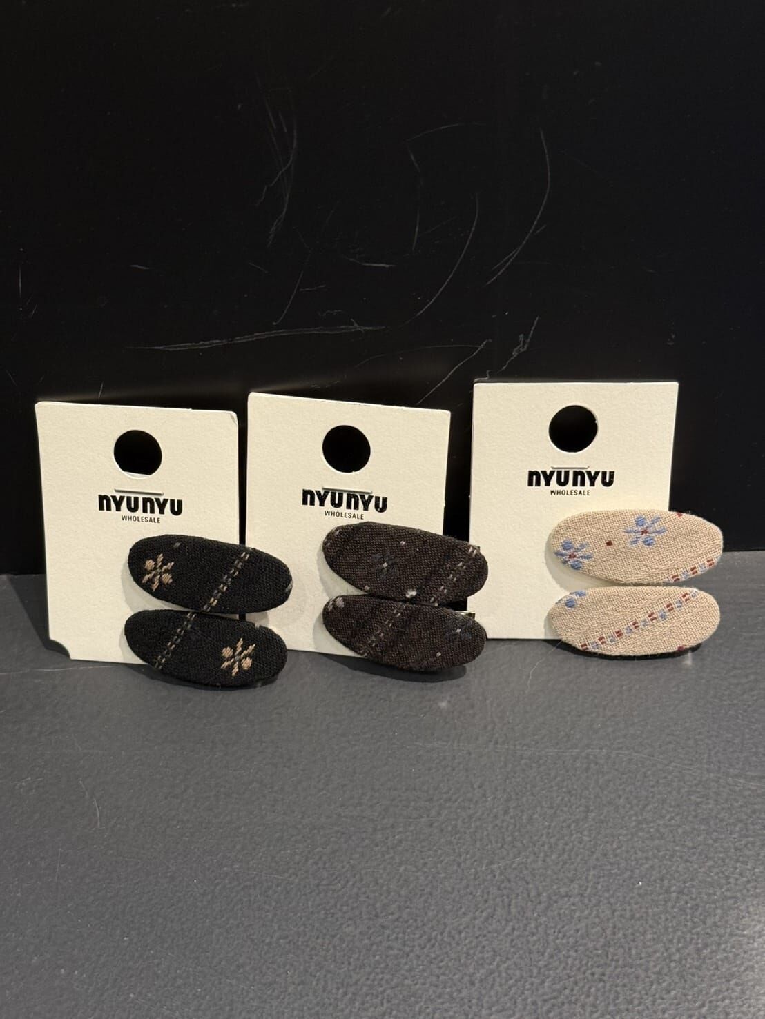 NU5514 斜紋雪花髮夾 *特價* (充值購物金不適用)