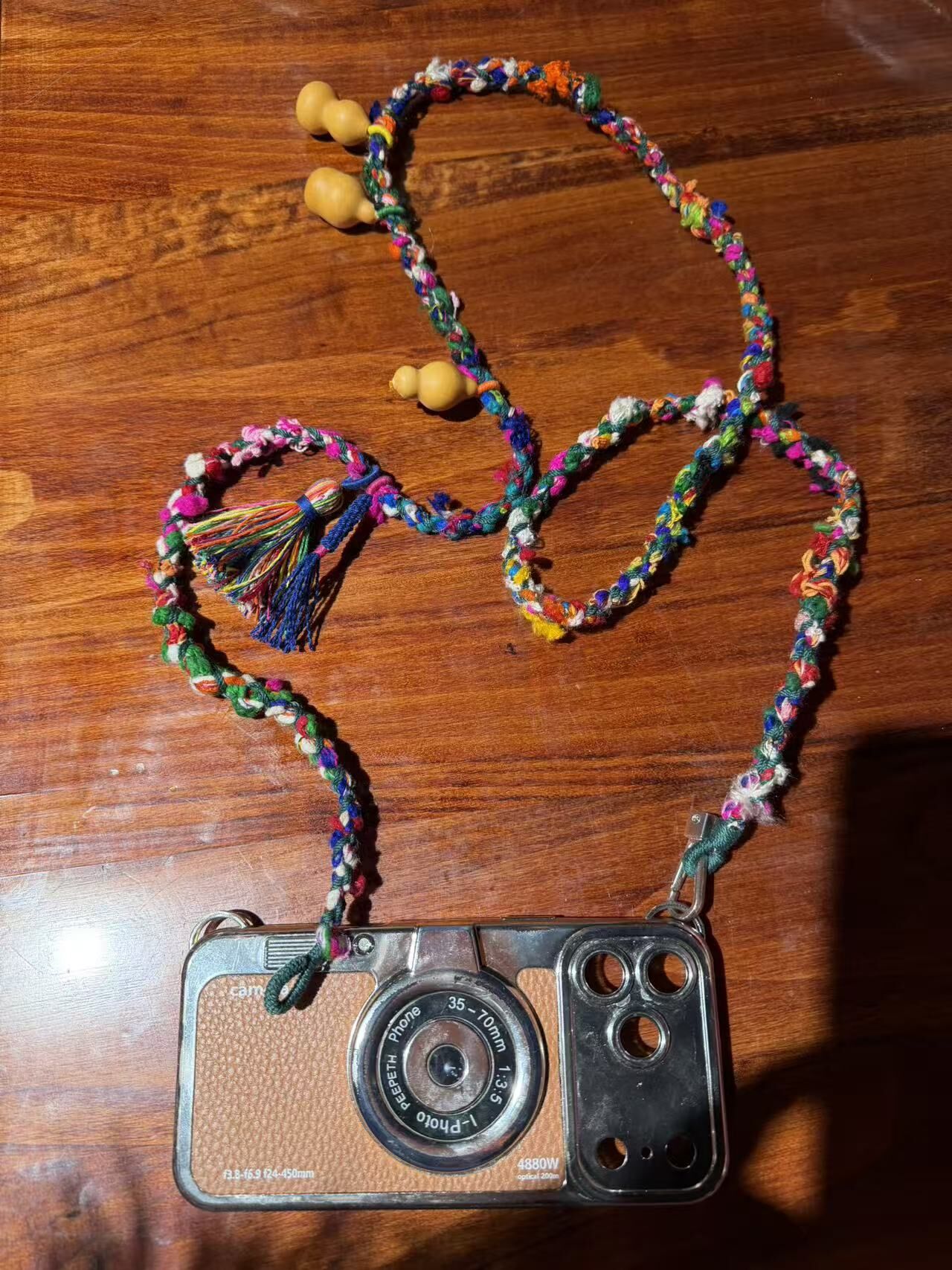 0205XZ107-西藏天珠-短手機繩 短(A108)約73cm  長(A109)約140cm