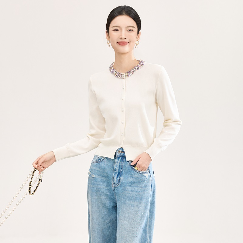 彩鑽天絲外套上衣 三色