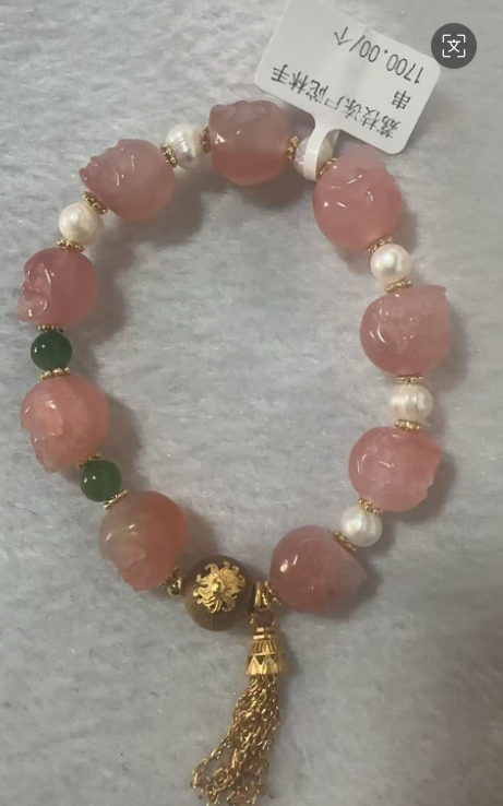 0205XZ94-西藏天珠-荔枝冻尸陀林手串（A94）