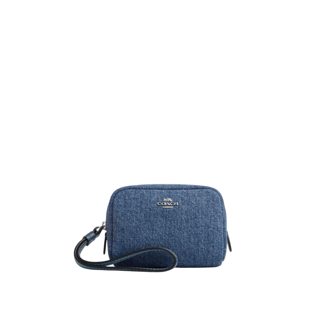 【Coach Outlet】Pouch Wristlet  丹寧