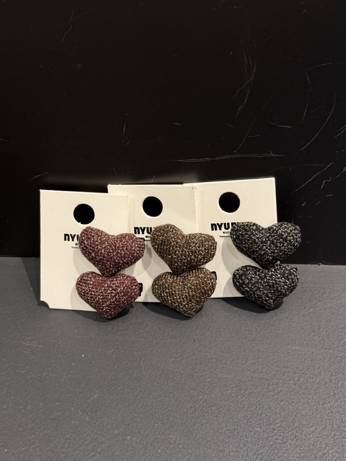 NU5534 立體心心髮夾 *特價* (充值購物金不適用)