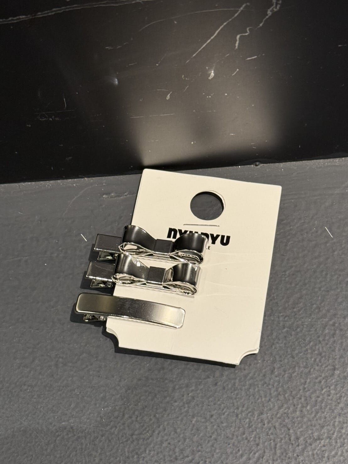 NU5540 金屬蝴蝶結髮夾 *特價* (充值購物金不適用)