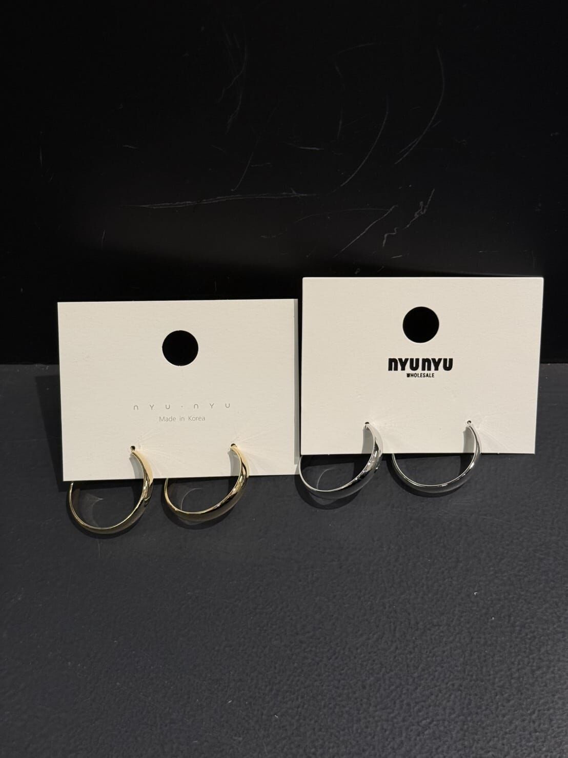 NU5547 粗圓耳圈 *特價* (充值購物金不適用)