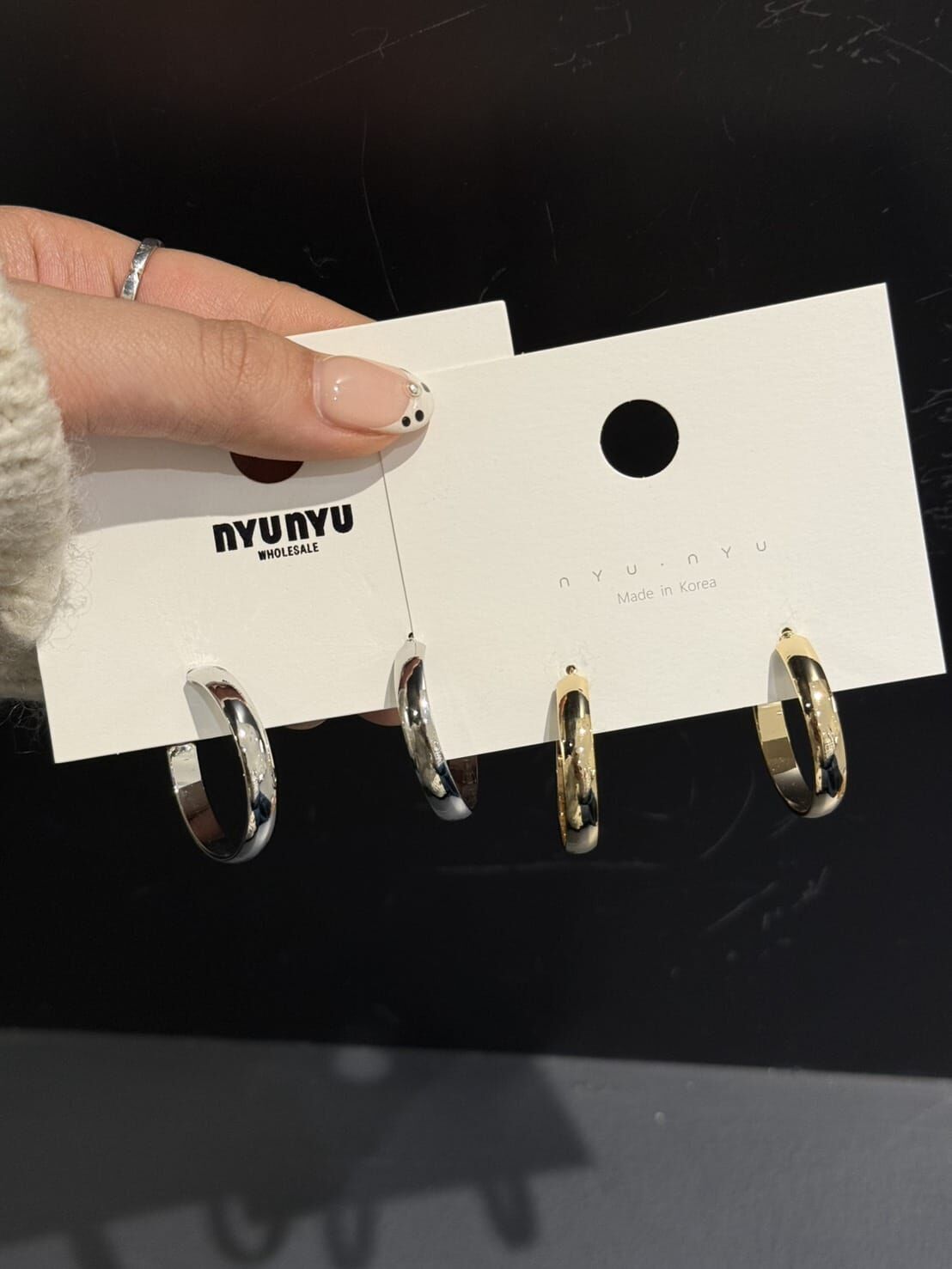 NU5547 粗圓耳圈 *特價* (充值購物金不適用)