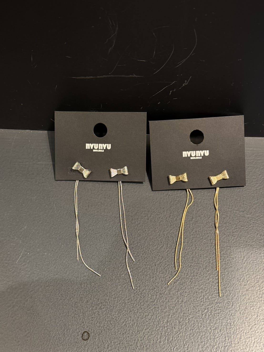 NU5550 蝴蝶結流蘇耳環 *特價* (充值購物金不適用)