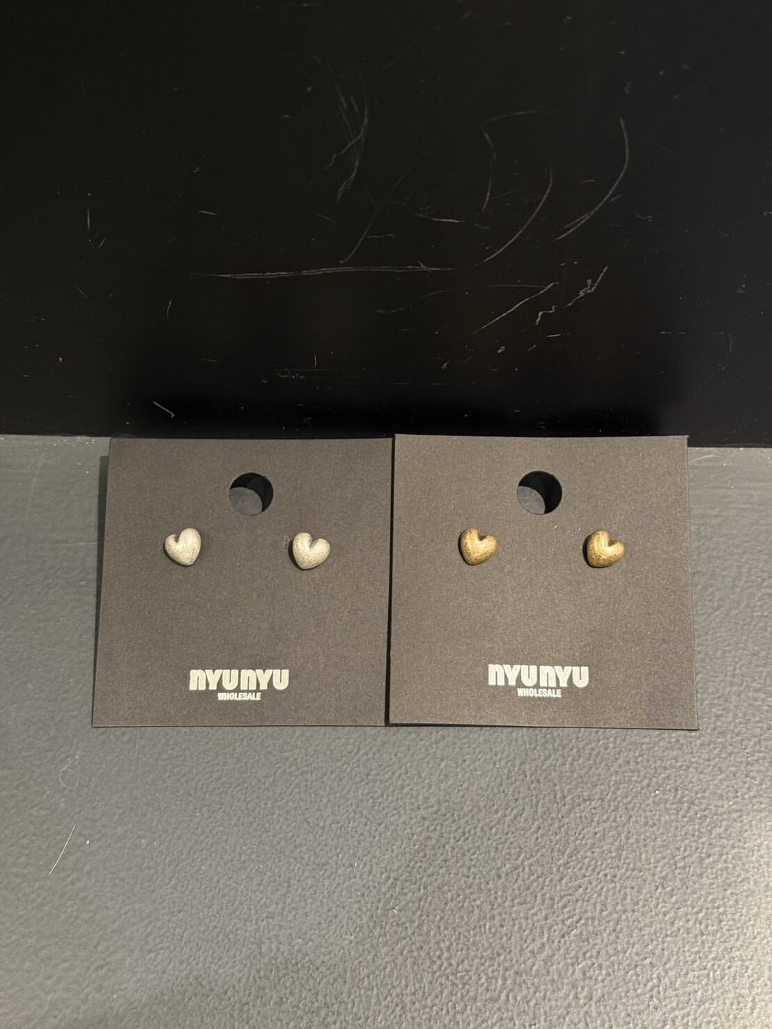 NU5552 立體心心耳環 *特價* (充值購物金不適用)