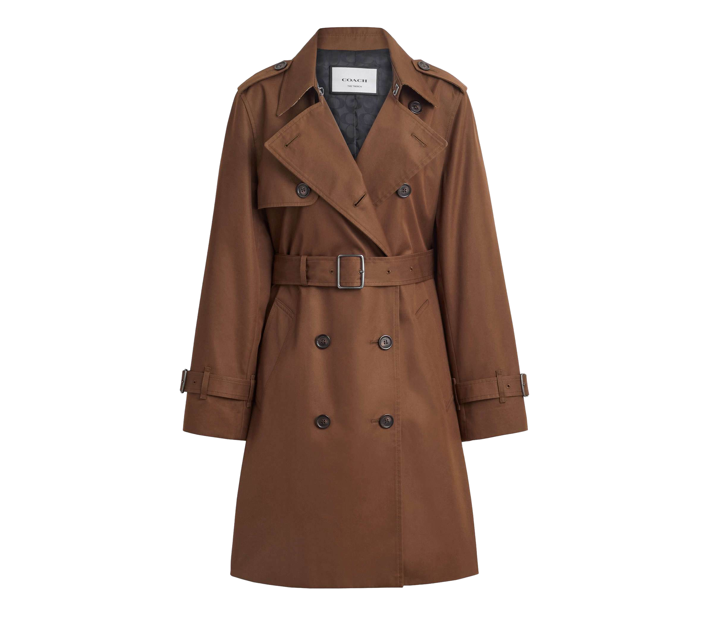 【Coach Outlet】Mid Trench  棕