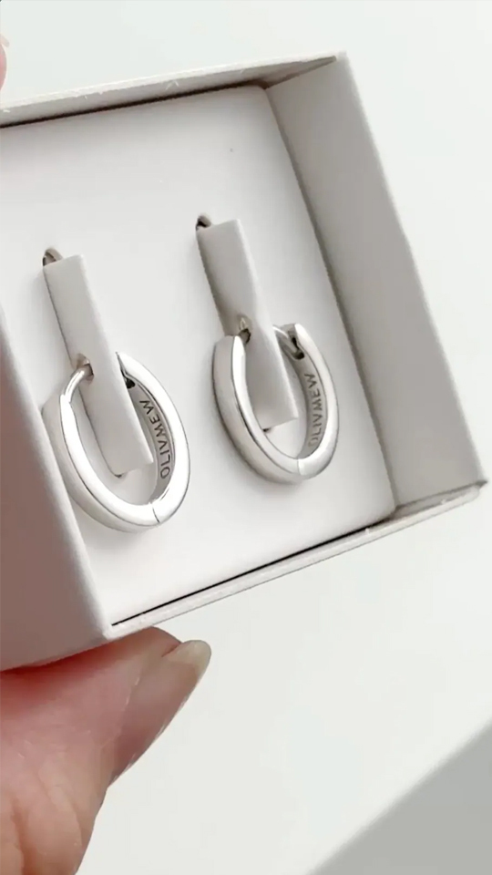 OLIVMEW A1 耳環 細節影片三