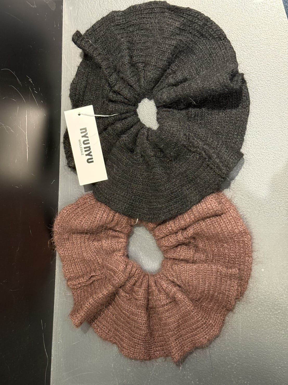 NU5574 針織圓巾髮圈 *特價* (充值購物金不適用)