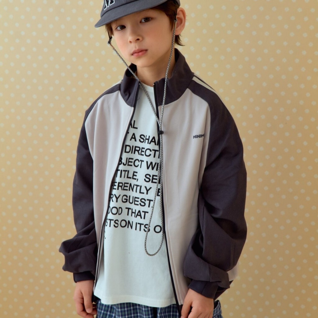 90-140 MNM 字母標語短袖上衣 2色