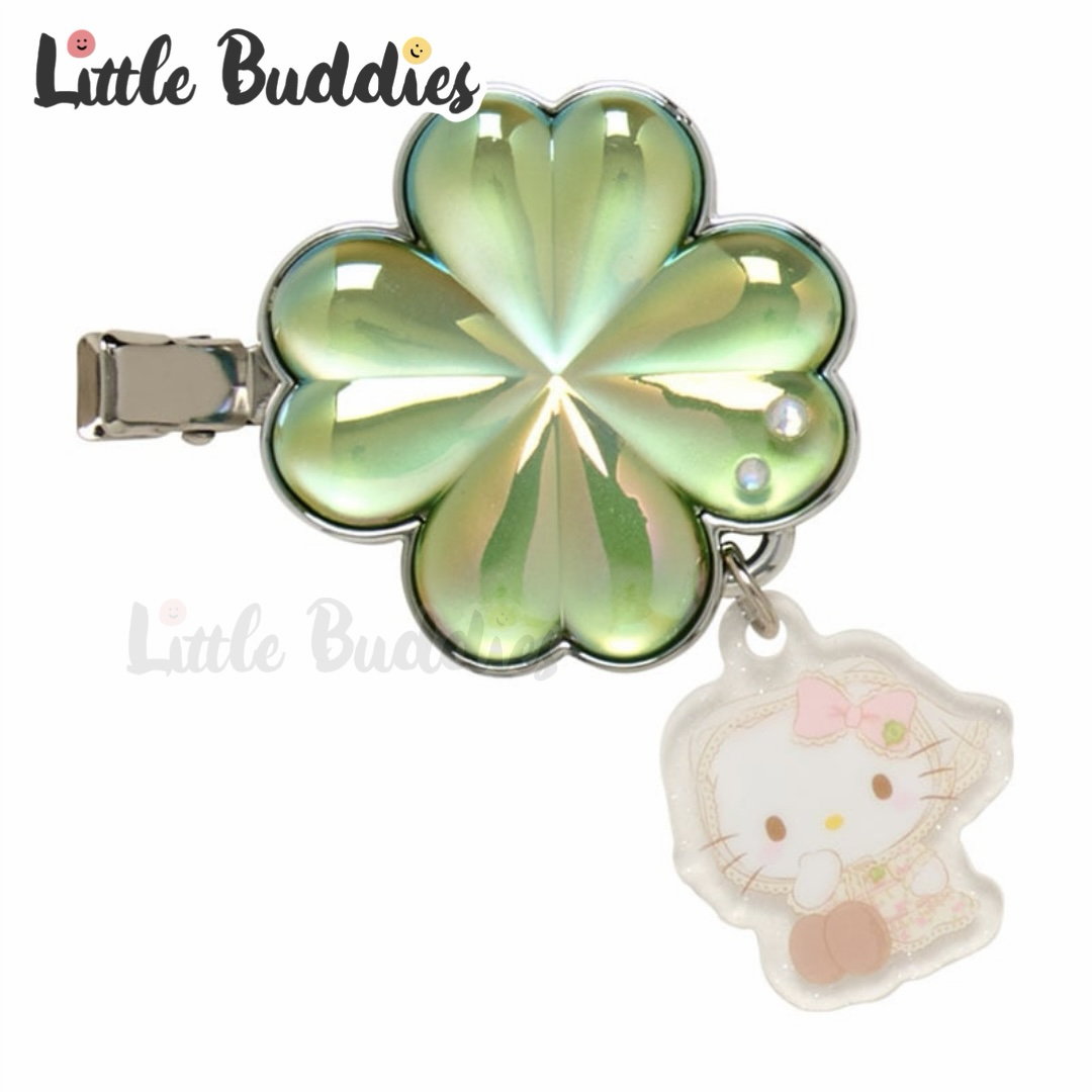 日本 Sanrio 浪漫森林蕾絲系列 - 四葉草幸運髮夾盲盒